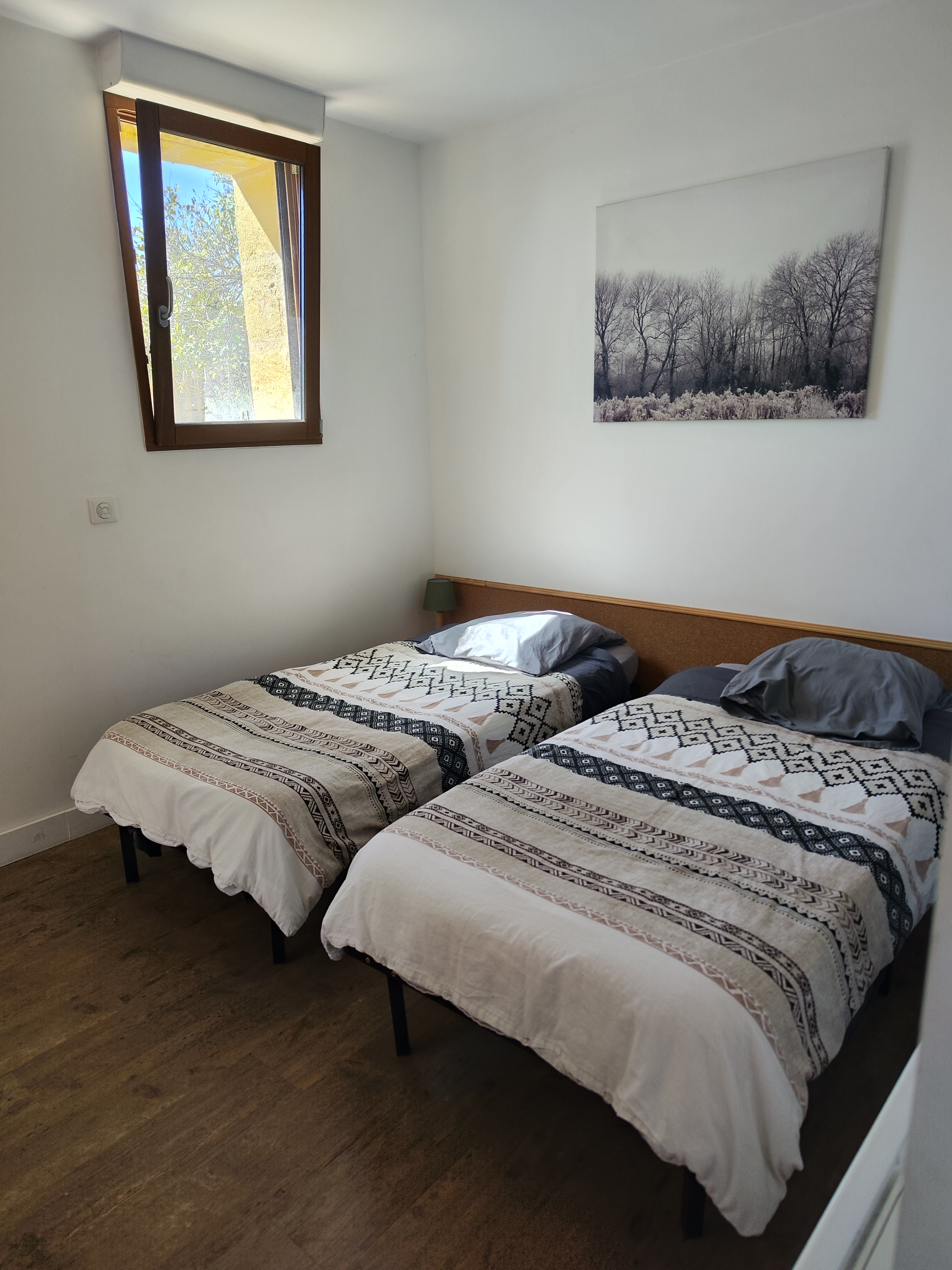 Chambre douillette du chalet