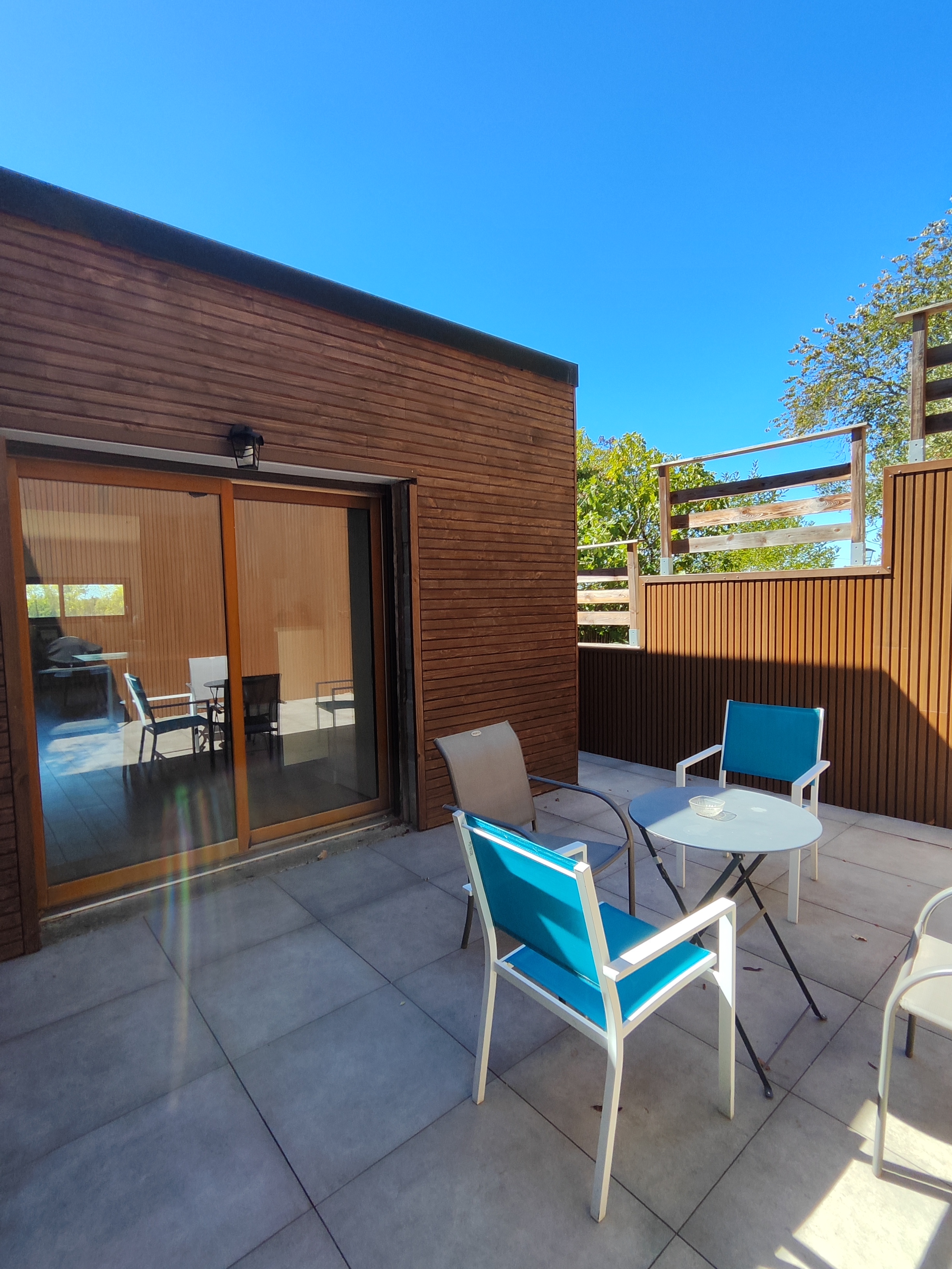 Terrasse privative du chalet